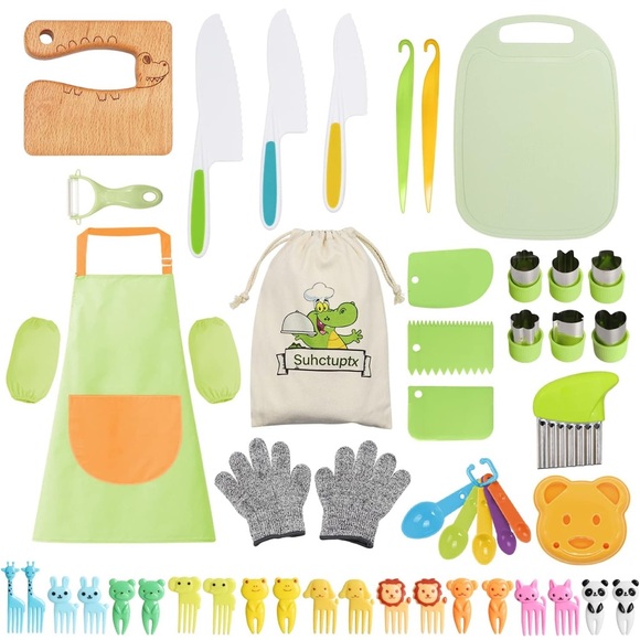 New 50PCS Kids Kitchen Cooking Set - Picture 1 of 6